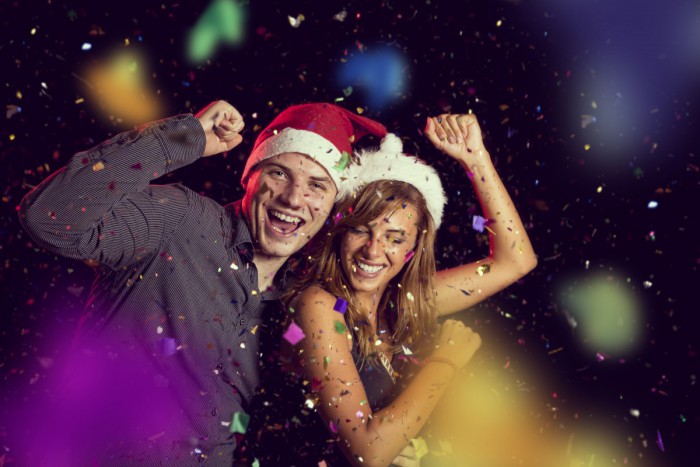 Party an Weihnachten