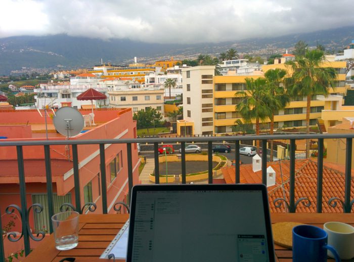 Büro mit Ausblick Teneriffa