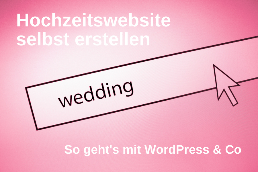 Hochzeitswebsite erstellen