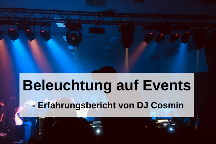 Tipps zur Beleuchtung auf Events