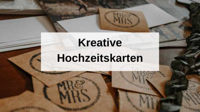 kreative Hochzeitskarten