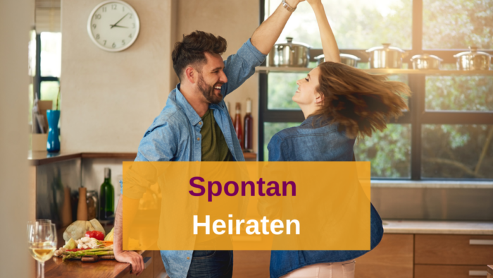 spontan heiraten